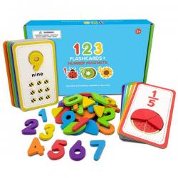123 Flashcards and Number Magnets Set